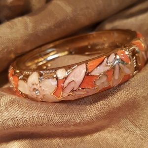 Gold-tone bangle bracelet